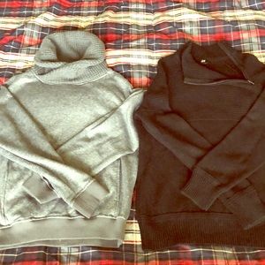 Two modern sweaters